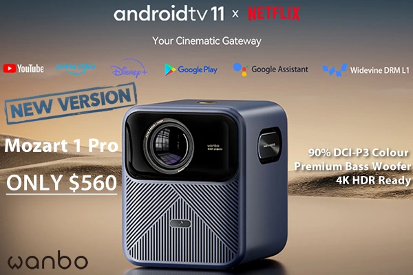 Wanbo Mozart 1 Pro 2025 Projector